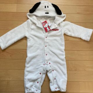 スヌーピー(SNOOPY)のスヌーピー　着ぐるみ　カバーオール　ハロウィン　コスプレ　90(カバーオール)