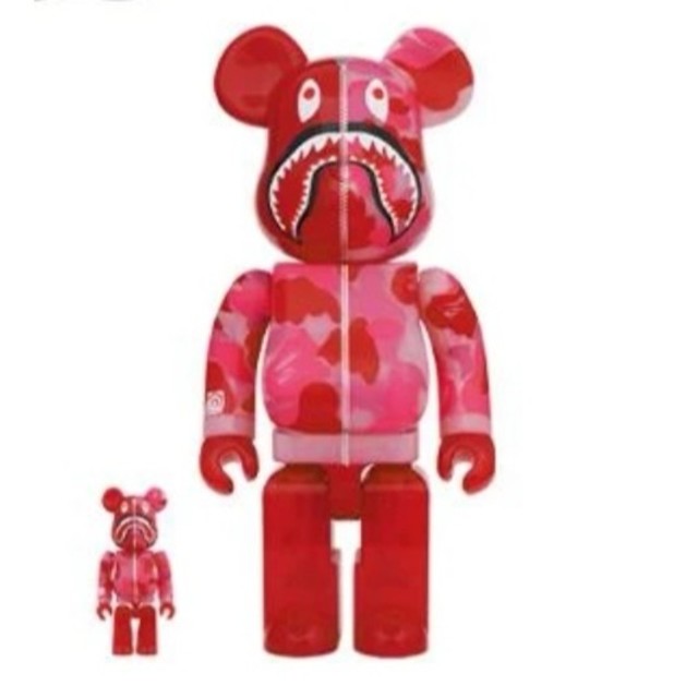 A BATHING APE(アベイシングエイプ)のBAPE CLEAR CAMO BE@RBRICK 100% & 400% エンタメ/ホビーのフィギュア(その他)の商品写真