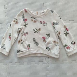 ブランシェス(Branshes)のブランシェス　花柄　トレーナー　トップス(Tシャツ/カットソー)