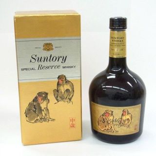 サントリー(サントリー)の古酒　サントリー　リザーブ　干支　さる　未開栓　750ml(ウイスキー)