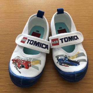 タカラトミー(Takara Tomy)のトミカ　上履き　15センチ ブルー　青(スクールシューズ/上履き)