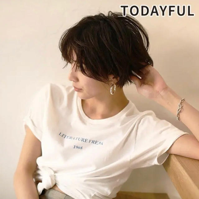 最終値下げ✧︎TODAYFUL☺︎ロゴTシャツ