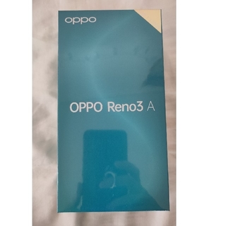 アンドロイド(ANDROID)のOppo Reno3 A ブラック(スマートフォン本体)