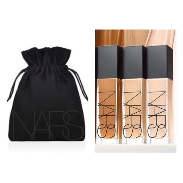 NARS(ナーズ)のNARS 巾着 ナチュラルラディアントロングウェアファンデーション　サンプル コスメ/美容のキット/セット(サンプル/トライアルキット)の商品写真