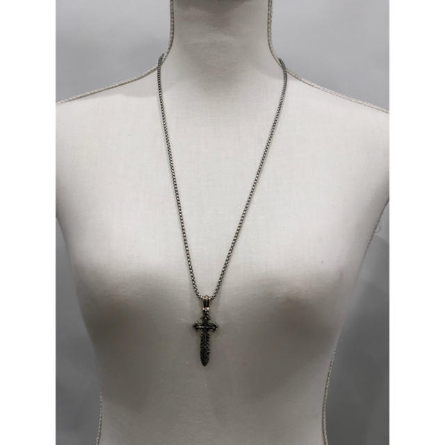新品 十字架ネックレスB 男女兼用 メンズのアクセサリー(ネックレス)の商品写真