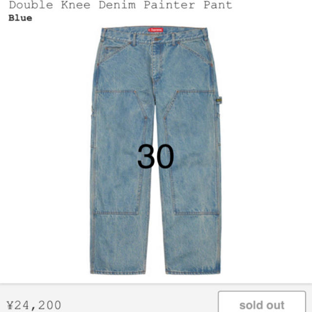 Supreme(シュプリーム)のSupreme Double Knee Denim Painter Pant メンズのパンツ(ペインターパンツ)の商品写真