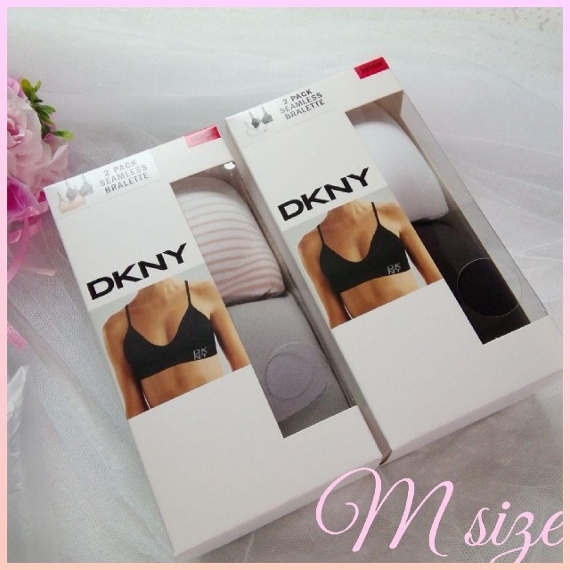 DKNY シームレスブラジャー　Mサイズ　４色　ノンワイヤー　ダナ・キャラン