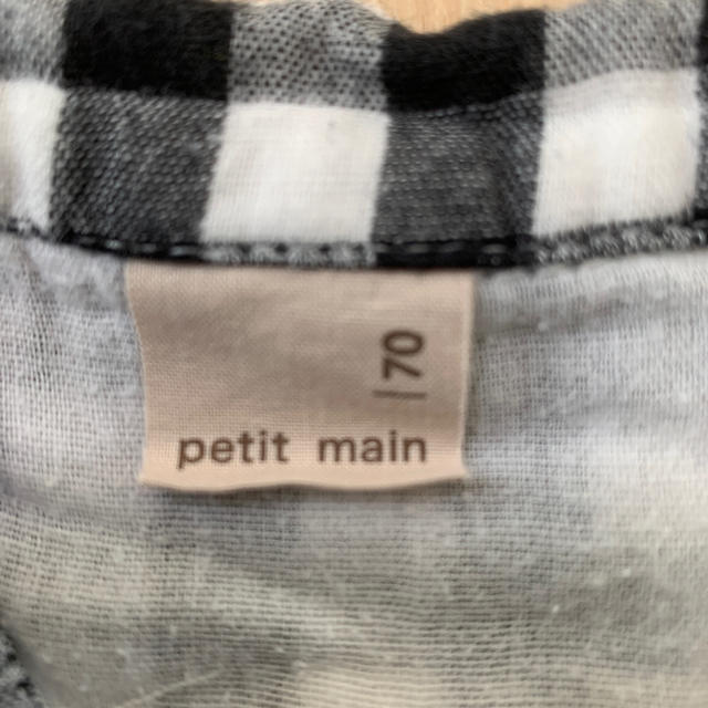 petit main(プティマイン)のpetit mainロンパース70 キッズ/ベビー/マタニティのベビー服(~85cm)(ロンパース)の商品写真