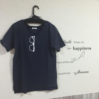 新品♡メガネTシャツ(Tシャツ(半袖/袖なし))