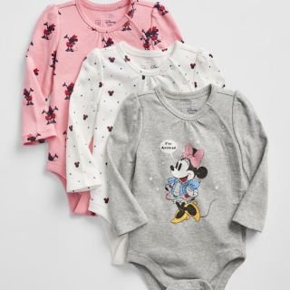 ベビーギャップ(babyGAP)のbabygap♡ミニーちゃん♡新品ボディ♡ロンパース ♡ギャップベイビー(ロンパース)