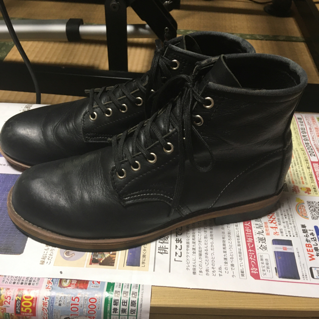 REDWING(レッドウィング)のブーツ　8 1/2サイズ　ジャンク品　レッドウィングタイプ メンズの靴/シューズ(ブーツ)の商品写真