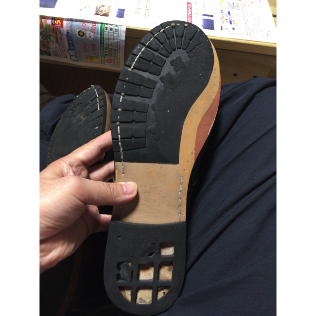 REDWING(レッドウィング)のブーツ　8 1/2サイズ　ジャンク品　レッドウィングタイプ メンズの靴/シューズ(ブーツ)の商品写真