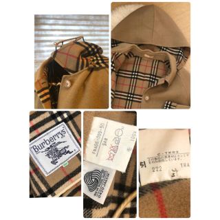 BURBERRY - 美品本物バーバリーズBurberrys上質ウールカシミヤ混フード