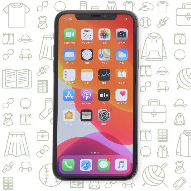 iPhone(アイフォーン)の【C】iPhoneX/256/ソフトバンク スマホ/家電/カメラのスマートフォン/携帯電話(スマートフォン本体)の商品写真