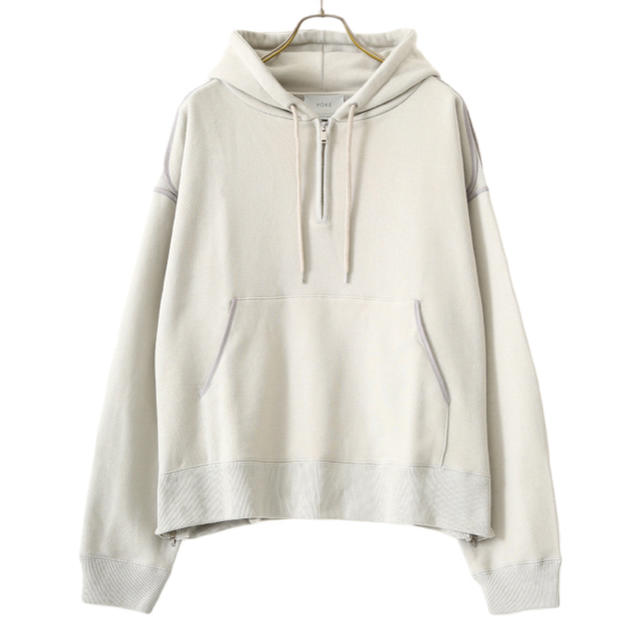 【別注】OVERSIZED PIPING HALF ZIP PARKAメンズ