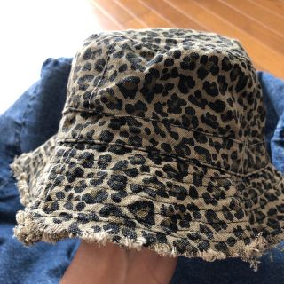 ザラキッズ(ZARA KIDS)のzara kids レオパード　バケットハット(帽子)