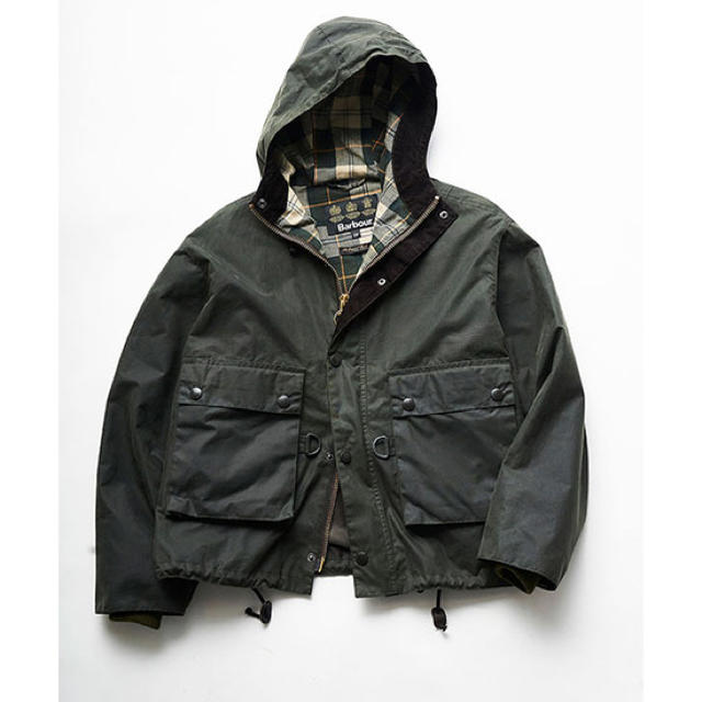 COMOLI(コモリ)のキャプテンサンシャイン バブアー ジャケット コート 36 フィールド ショート メンズのジャケット/アウター(ブルゾン)の商品写真