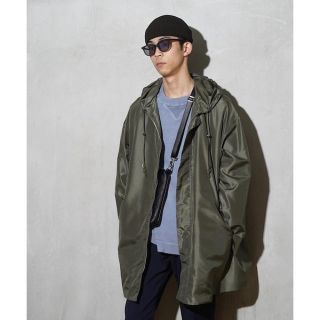 コモリ(COMOLI)の【67様専用】AURALEE SILK TAFFETA HOODED COAT(モッズコート)