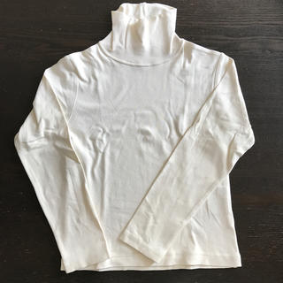 ユニクロ(UNIQLO)のキッズ　タートルネックTシャツ　130(Tシャツ/カットソー)