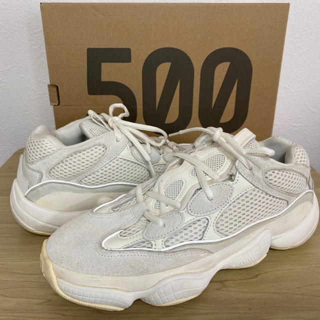 26cm YEEZY 500 BONE WHITE FV3573