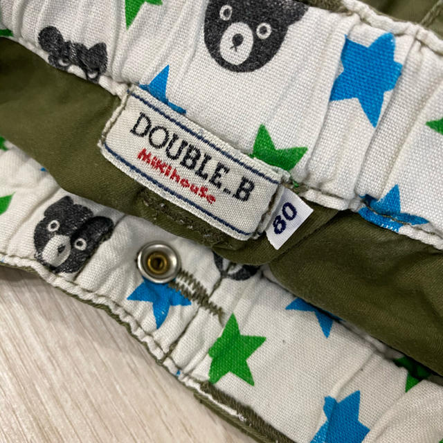 DOUBLE.B(ダブルビー)のハーフパンツ　ダブルビー キッズ/ベビー/マタニティのベビー服(~85cm)(パンツ)の商品写真