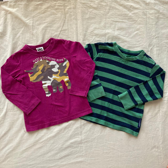 KIDBOW     ロンT２セット　100 キッズ/ベビー/マタニティのキッズ服男の子用(90cm~)(Tシャツ/カットソー)の商品写真