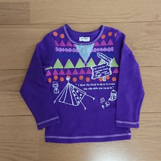 キムラタン(キムラタン)のマザーグース☆キムラタン☆ロンＴ☆キャンプ☆紫☆100cm (Tシャツ/カットソー)