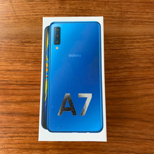 【新品】Galaxy A7 ブルー SIMフリー 版【送料無料】