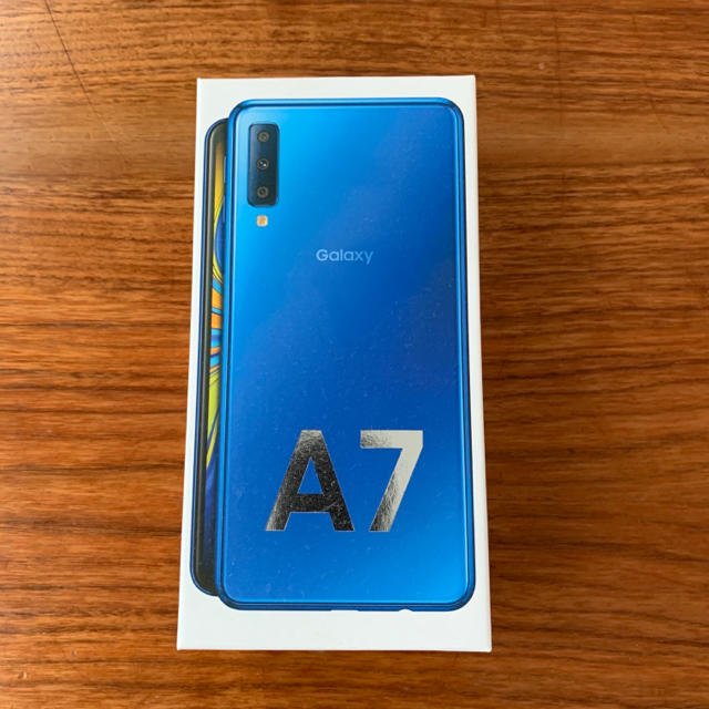 galaxy a7 ブルー |