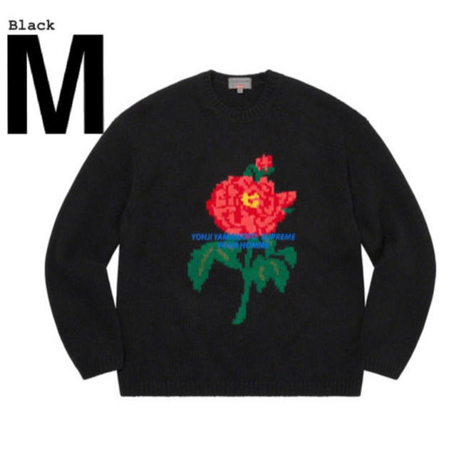 Supreme(シュプリーム)のM Supreme Yohji Yamamoto Sweater Black-4 メンズのトップス(ニット/セーター)の商品写真