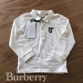 バーバリー(BURBERRY)の新品★Burberry ロングスリーブ　長袖　ポロシャツ　90(Tシャツ/カットソー)