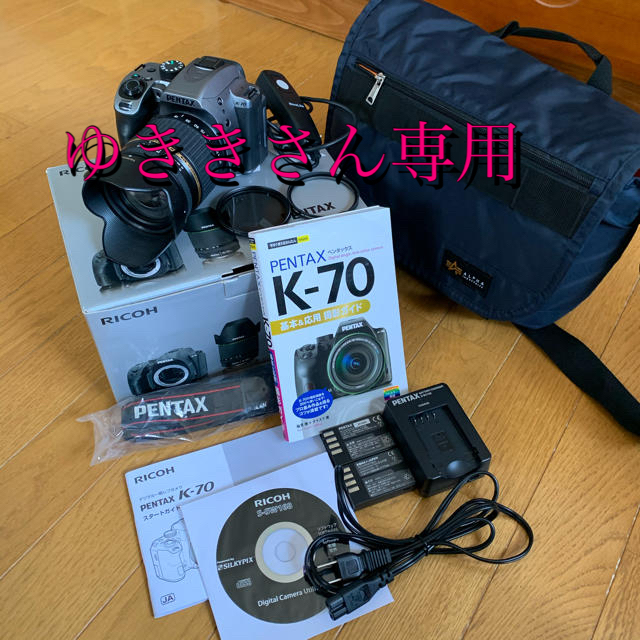 PENTAX(ペンタックス)の【カメラバッグ付】PENTAX K-70 + タムロン18-250 マクロレンズ スマホ/家電/カメラのカメラ(デジタル一眼)の商品写真