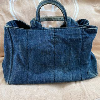 プラダ(PRADA)のPRADA  カパナ  デニム  専用です🧸(トートバッグ)