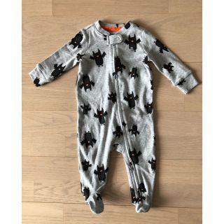 ベビーギャップ(babyGAP)の新品　GAP ハロウィーン　ベビー服　ロンパース　コウモリ柄　生後3〜6ヶ月　(ロンパース)