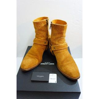 サンローラン(Saint Laurent)の国内正規15SS サンローラン ハーネス ブーツ エディ期 827K▲(ブーツ)