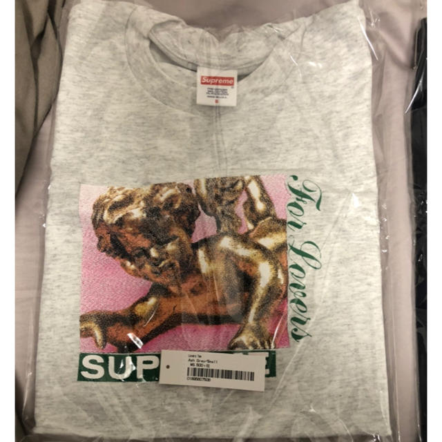 supreme lovers tee grey