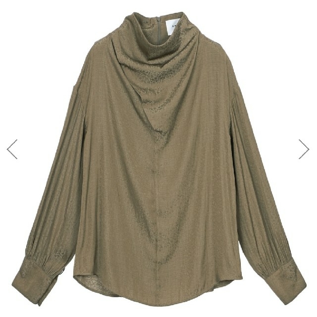 Ameri VINTAGE(アメリヴィンテージ)のアメリヴィンテージ　SOPHIA DRAPE NECK BLOUSE レディースのトップス(シャツ/ブラウス(長袖/七分))の商品写真