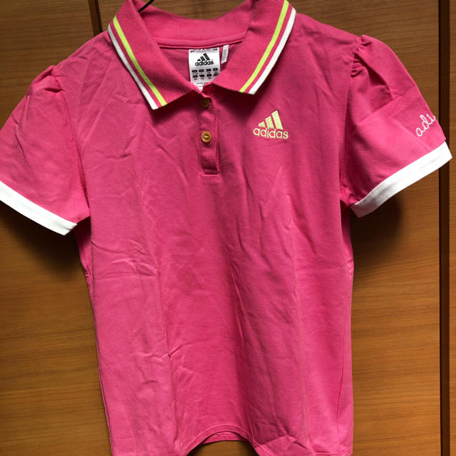 adidas(アディダス)のアディダス　半袖　160 Tシャツ キッズ/ベビー/マタニティのキッズ服女の子用(90cm~)(Tシャツ/カットソー)の商品写真