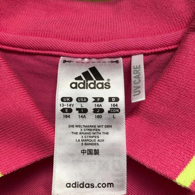 adidas(アディダス)のアディダス　半袖　160 Tシャツ キッズ/ベビー/マタニティのキッズ服女の子用(90cm~)(Tシャツ/カットソー)の商品写真