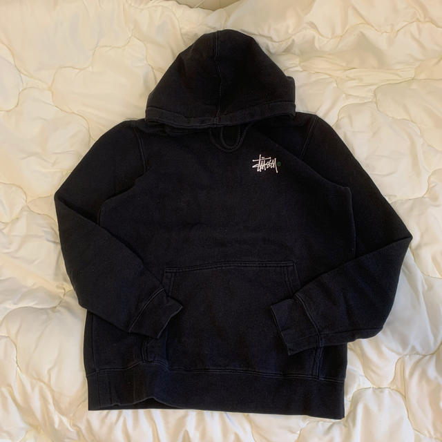 STUSSY(ステューシー)の引越しするので断捨離！stussy basic logo hoodie メンズのトップス(パーカー)の商品写真