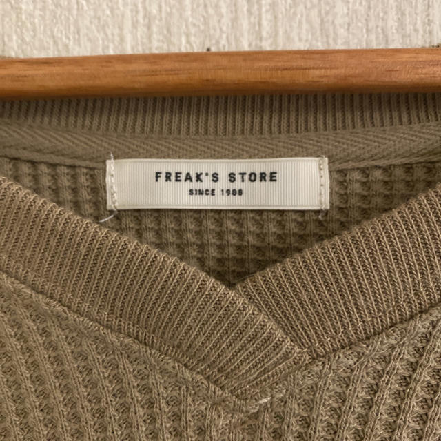 FREAK'S STORE(フリークスストア)のFREAK'S STORE ワッフルサーマルVネックプルオーバー レディースのトップス(カットソー(長袖/七分))の商品写真