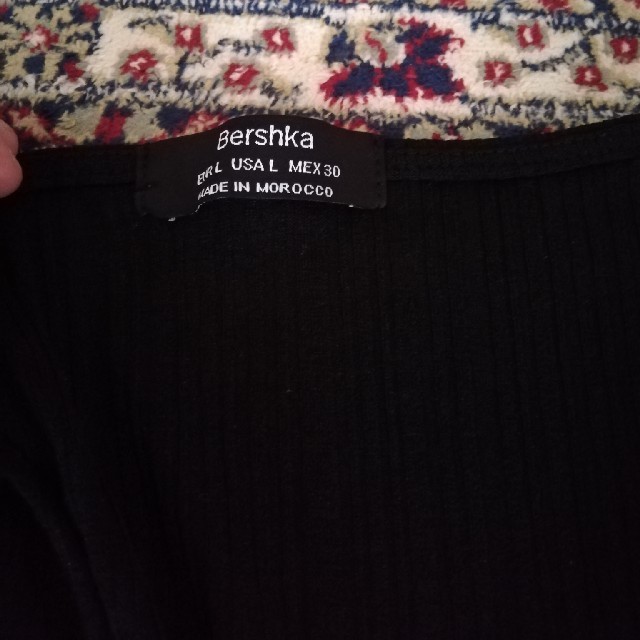 Bershka(ベルシュカ)のBershka♡ブラックワンピース レディースのワンピース(ロングワンピース/マキシワンピース)の商品写真