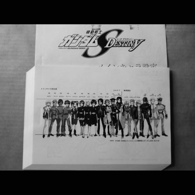 機動戦士ガンダム SEED DESTINY シードデスティニー 設定資料の 機動戦士ガンダム SEED DESTINY シードデスティニー 設定資料の