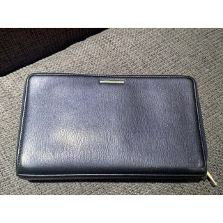 エルメネジルドゼニア(Ermenegildo Zegna)のゼニア 長財布 クラッチバック ハンドバッグ 中古品 美品(長財布)