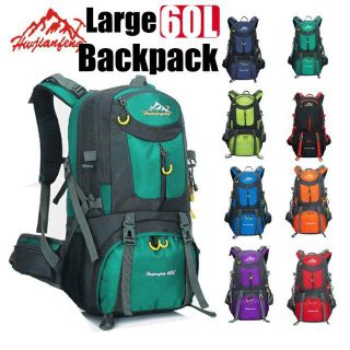 大容量 60L 登山用 バックパリュックック 防災グッズ アウトドア (登山用品)