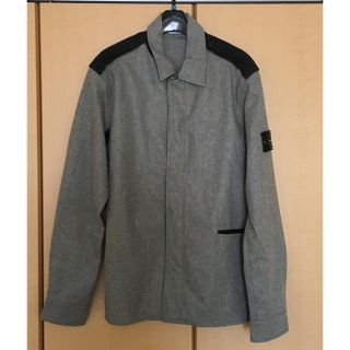 ストーンアイランド(STONE ISLAND)のストーンアイランド　ウールシャツジャケット　L(ナイロンジャケット)