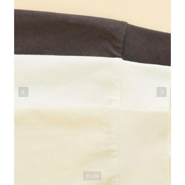BEAUTY&YOUTH UNITED ARROWS(ビューティアンドユースユナイテッドアローズ)の夜中の限定特価💘コットンワイドサイドスリットロングスリーブTシャツ レディースのトップス(Tシャツ(長袖/七分))の商品写真