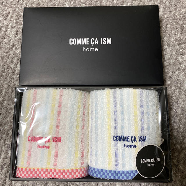 COMME CA ISM(コムサイズム)のCOMME CA ISM フェイスタオルセット インテリア/住まい/日用品の日用品/生活雑貨/旅行(タオル/バス用品)の商品写真