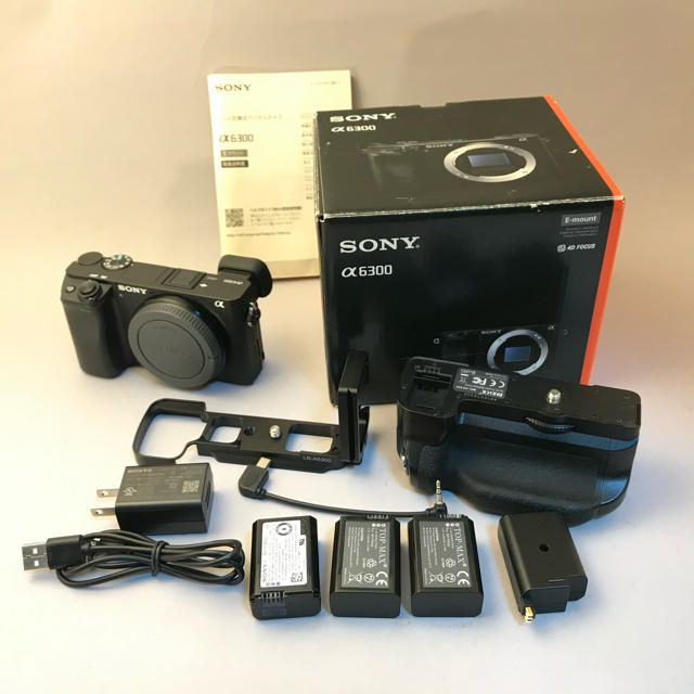 SONY(ソニー)のmou様専用　Sony α6300 フルセット スマホ/家電/カメラのカメラ(ミラーレス一眼)の商品写真