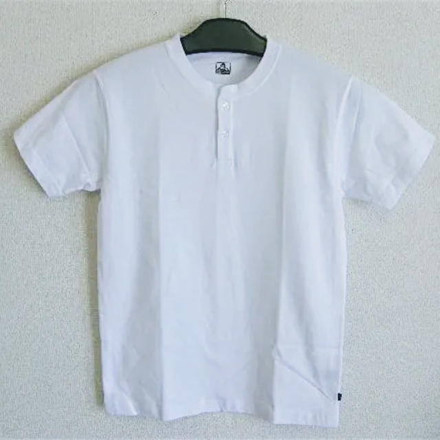 BEN DAVIS(ベンデイビス)の新品　ベンデイビス  ヘンリーネック Tシャツ 白　ホワイト　M メンズのトップス(Tシャツ/カットソー(半袖/袖なし))の商品写真